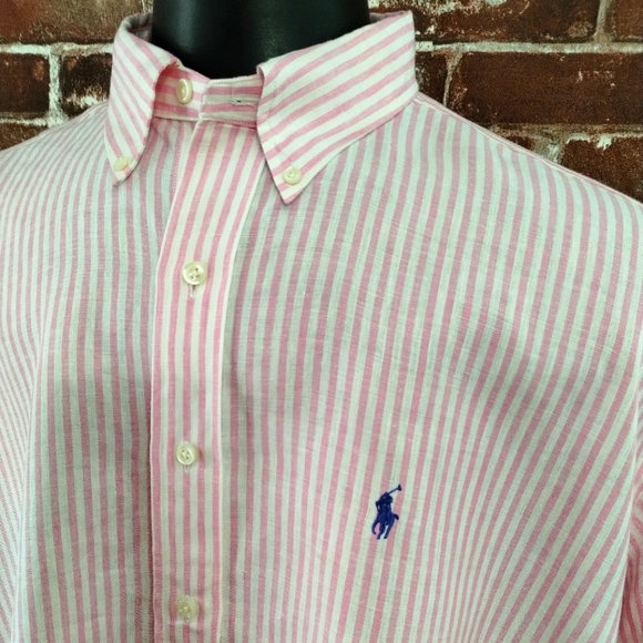 Polo Ralph Lauren / XXL Men's Long Sleeve Blake 100% Linen - Picture 6 of 6